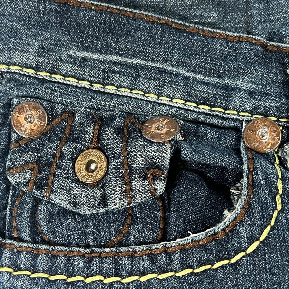 True Religion Billy Row Streetwear Denim Blue Jeans Size 38